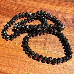 PRICE IS FIRM!  Classic 3-Piece Black Stretch Bangles/Bracelets